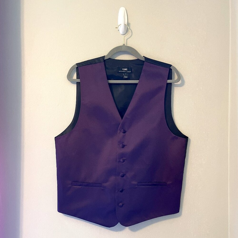 Plum Purple Steven Land Vest - Size M